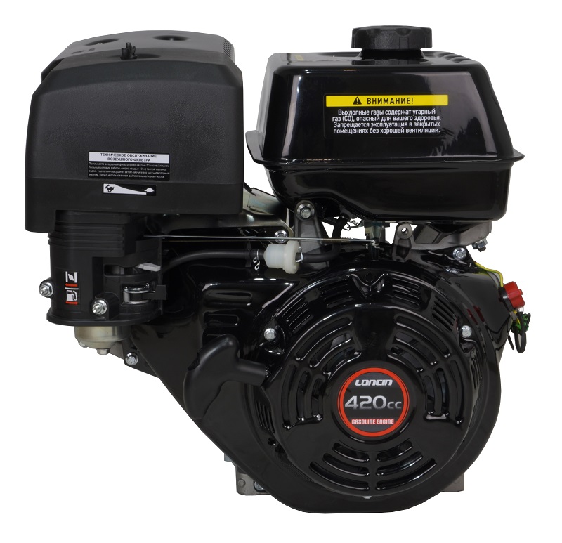 Двигатель Loncin G420F (L type) конусный вал 105.95мм